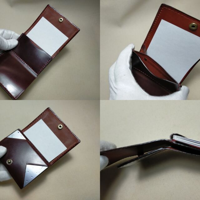 ミニ財布を総コードバンで作りましたよ。
上質でご好評いただけました！
https://nauts.jp/mniwallet/
#ミニ財布
#コードバン
#小さい財布 
#革製品
#オーダーメイド
#レザークラフト
#革小物